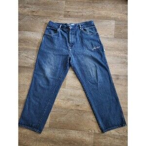 Vintage FUBU Collection Jeans Men's 40x32 Baggy Wide Leg Hip Hop Skate 90's Y2K